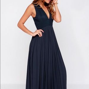 Lulu’s In Your Dreams Navy Blue Maxi